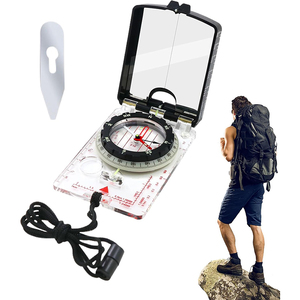 Brújula Profesional DC45-6F Tipo Flip, Instrumento de Nivelación, Indicador de Pendiente, Luminosa, para Exteriores, Geología, Senderismo, <span class=keywords><strong>Kit</strong></span> de Supervivencia - Product Image 4