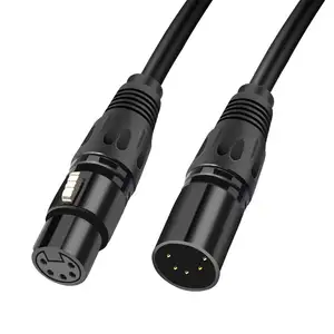 Xlr Para Cabo Xlr Conector 3Pin De Alta Qualidade Cabos Personalizados Xlr Fêmea Para Masculino Speaker Wire Microfone Cabo De Áudio Equilibrado