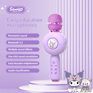 Micrófono de Aprendizaje Temprano para Niños, 5.2 Inalámbrico TWS, Efecto de Sonido Mágico para Cantar en Dúo, Monitor de Oído, Reproductor de Tarjeta TF, Juguete con Micrófono - Product Image 2