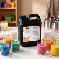 Colorant liquide pour bougies 1 kg, haute concentration, sûr et naturel pour la fabrication de bougies à la cire de soja, coloration stable, approvisionnement en vrac pour les fabricants