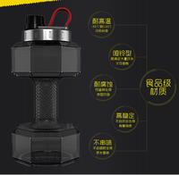 Bouteille d'eau réutilisable, anti-fuite, durable, écologique, sans BPA, fabriquée en Chine, pour le sport et l'école