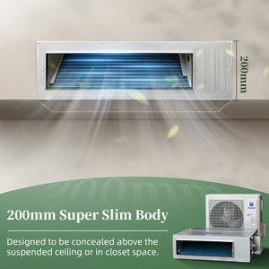 <span class=keywords><strong>Condizionatore</strong></span> d'Aria Canalizzato Sottile 18K 24K 30K 36K 48K 60K BTU, Sistema HVAC Commerciale Leggero per Raffreddamento e Riscaldamento, per Aule Scolastiche e Hotel - Product Image 3