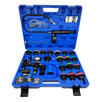 Détecteur de système de refroidissement principal et kit de température de testeur de pression de radiateur 34pcs 28pcs et 14psc outil de test de voiture en plastique