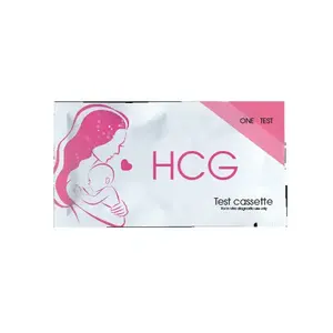 Hamilelik Test şeritleri kiti, evde erken tespiti için ayrı ayrı sarılmış gebelik Test şeritleri, kadınlar için 3mm HCG Test şeridi