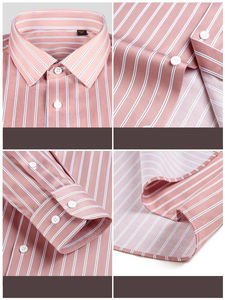 <span class=keywords><strong>Camicia</strong></span> elegante da <span class=keywords><strong>uomo</strong></span>, tinta unita, estiva, ecologica, senza bisogno di stiratura, resistente alle pieghe, traspirante, con chiusura a bottoni singoli, casual business. - Product Image 5