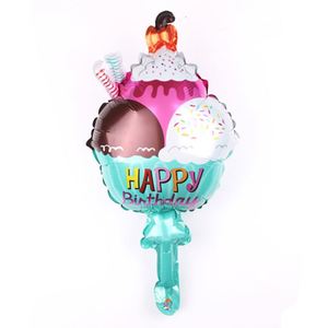 Aluminum Foil Mini Size Foods <b>Balloons</b> Hamburger Pizza Ice Cream Donut Shaped <b>Balloon</b> Wholesale for Party <b>Decorate</b> - Product Image 3