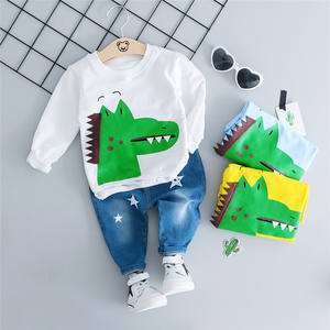 Ropa al por Mayor, Telas para Ropa, Pantimedias y Conjuntos de Camisetas Hechas en India, Camiseta de Algodón para Bebé Niño con Jeans, Aliexpress Reino Unido - Product Image 3