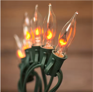 3W AC điện Nến nhấp nháy ngọn lửa hiệu ứng thủy tinh cơ thể <span class=keywords><strong>C7</strong></span> C35 đuôi thay thế bóng đèn <span class=keywords><strong>E12</strong></span> cơ sở 2700K khách sạn Trắng Ấm sử dụng - Product Image 3