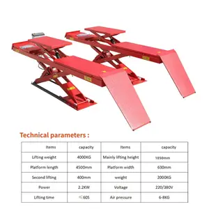 車リフト昇降装置3Dホイールアライメントマシンのフルセット