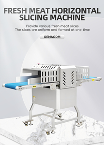 Rebanadora comercial <span class=keywords><strong>de</strong></span> carne fresca / Rebanadora automática <span class=keywords><strong>de</strong></span> carne fresca <span class=keywords><strong>de</strong></span> <span class=keywords><strong>pechuga</strong></span> <span class=keywords><strong>de</strong></span> <span class=keywords><strong>pollo</strong></span> en lonchas finas - Product Image 6