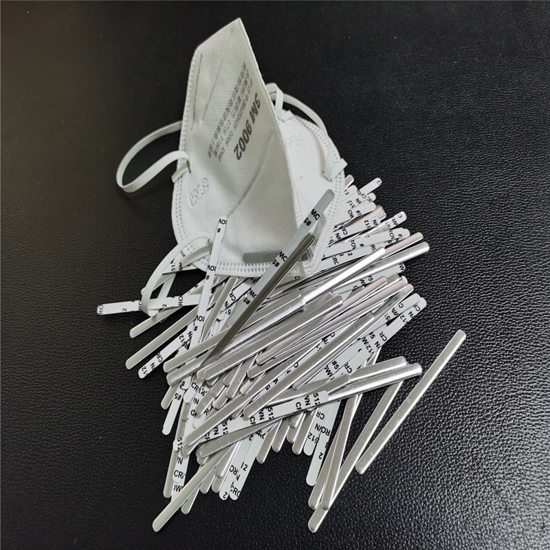 Алюминиевая полоса для переносицы с клейкими алюминиевыми полосками, проволочная переносица для лица