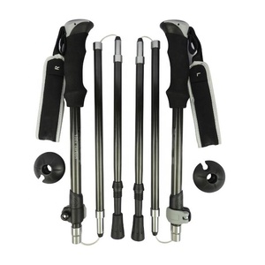 Ultralight 3K karbon Fiber teleskopik <span class=keywords><strong>Nordic</strong></span> yürüyüş yürüyüş çubukları ayarlanabilir yürüyüş koşu yürüyüş sopaları EVA kolu ile - Product Image 4