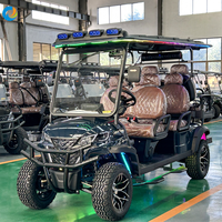 Voiture de golf électrique Robetaa 6 places, prix, batterie au lithium, voiturette de golf électrique utilitaire, voiturettes de golf chinoises 6 passagers