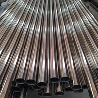 Tubería de Acero Inoxidable sin Costura ASTM A312 TP321 con Titanio Añadido de Fábrica, Tubo UNS S32100 para Horno y Sistema de Escape