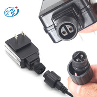 Adaptateur d'alimentation étanche USA DOE CEC FCC 5W 6W 10W 12W 15W AC vers DC 5V 9V 12V 24V 500mA 12 Volts pour utilisation extérieure, connexion par fiche