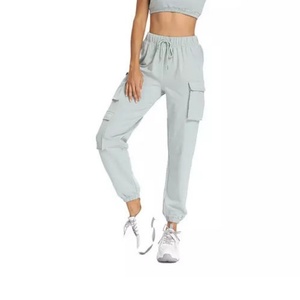 Pantalones Deportivos Holgados de Cintura Alta con Cordón para Mujer, Pantalones de Chándal Cómodos para Hacer Ejercicio al Aire Libre, Pantalones Deportivos Holgados para Mujer - Product Image 3