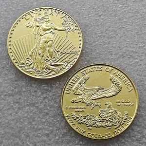 Monedas conmemorativas de 25 dólares de los Estados Unidos de América de 1986, 2021, con diseño de "Águila Dorada Americana", regalos, decoración del hogar - Product Image 1