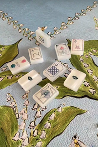 Tappetino per Mahjong in Pelle Artificiale 31,5x31,5 Pollici - Portatile, Resistente, Impermeabile, Pieghevole, Adatto per Casa e Casinò - Product Image 3