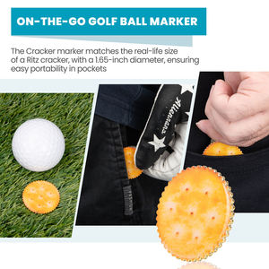 Marqueur de balle de golf à sublimation magnétique avec logo personnalisé, cadeau, accessoires de golf, marqueurs, clip pour chapeau - Product Image 4