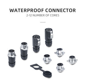 <span class=keywords><strong>SL20</strong></span>/LP20 prise d'aviation droite accouplement en plastique mâle femelle <span class=keywords><strong>2</strong></span> 3 4 5 6 7 9 12 14 connecteur en métal à souder carré à montage avant - Product Image 5