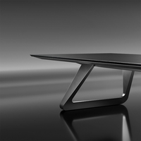 Meubles Table de conférence moderne de haute qualité Bureau de bureau Table de réunion extensible Hôtels Écoles Bois