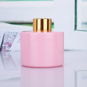 Bouteilles diffuseur d'huiles essentielles en verre rondes cylindriques Art Déco, bouteilles diffuseur rechargeables, pots diffuseur pour parfum d'intérieur - Product Image 3