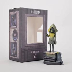 ฟิกเกอร์ Little Nightmares <span class=keywords><strong>Six</strong></span> Nome ของสะสม อนิเมะ ตัวละครในชุดเสื้อกันฝนสีเหลือง ท่าทางยืน ของขวัญ - Product Image 4