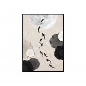 لوحة زيتية تجريدية حديثة كبيرة ثلاثية الأبعاد من JZ لوحة فنية جدارية متعددة الوسائط مرسومة باليد - Product Image 2