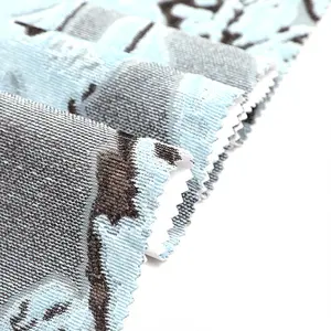 Оптовая продажа, термоусадочная трикотажная жаккардовая ткань из 100% полиэстера для дивана