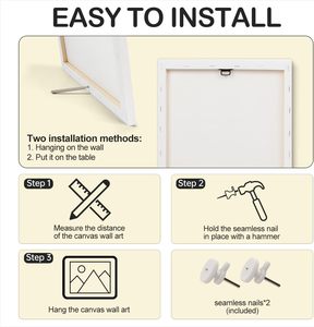 Factory Direct Custom Canvas <b>Prints</b> From Your Photo Stretched Canvas <b>Wall</b> Art Ready to Hang Living Room Bedroom Decor - Product Image 6