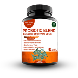 Cápsulas de mezcla de probióticos de extracto herbal 100% puro y natural de alta calidad de proveedor indio cultivo salvaje - Product Image 1