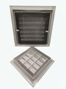 Thiết kế hiện đại có thể tháo rời Core trở lại lưới tản nhiệt không khí vuông HVAC Bản lề cửa truy cập bộ lọc làm bằng nhôm - Product Image 2