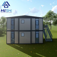 Isolé 40Ft 20Ft 30Ft Préfabriqué Mobile Living Container Maison Extensible Cuisine Préfabriqué Villa Portable Maison