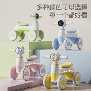 Nouvelle trottinette pour enfants - Poussette à roulettes pour bébé - Véhicule d'équilibre à 4 roues pour garçons et filles de 1 à 3 ans - Product Image 6