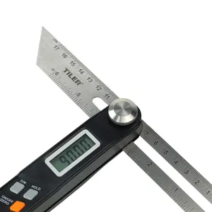 TILER T-Bevel Gauge & Winkelmesser Digital Angle Finder Voll-LCD-Display & 8 "Edelstahl klinge