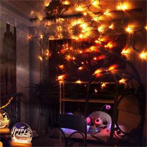 Cadılar bayramı led parti ışıkları örümcek Net ışık örümcek Web dekorasyon led ışıkları hayalet festivali tema - Product Image 3