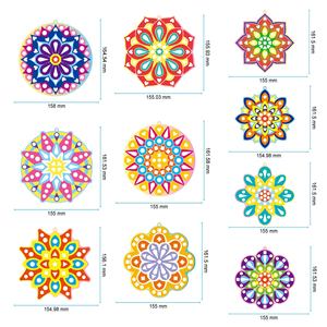 Thủ công sinh nhật Lớp Học Gia Đình phần thưởng làm cho bookmark của riêng bạn DIY khảm Laser Sticker thẻ cho trẻ mới biết đi - Product Image 5