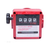 Débitmètre diesel de carburant de haute précision Compteur diesel mécanique Débitmètres à 4 chiffres