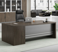 Meubles modernes bon marché Mobilier de bureau Table d'ordinateur de bureau en bois avec étagère Bureau d'étude Bureau d'ordinateur