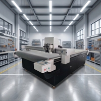 Rongchi CNC Flachbett-Schneideplotter Oszillierendes Messer V-Nut-Schneidemaschine für PVC KT-Platten Werbeschilder