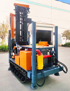 RLD160 휴대용 크롤러 공압 물 우물 드릴링 리그 160m 깊은 유압 지하 DTH 해머 시추공 드릴링 머신 - Product Image 3