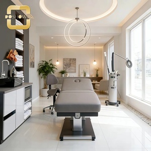 Table de soin électrique Spa Space capsule avec armoire intégrée, <span class=keywords><strong>mode</strong></span> mémoire, 4 moteurs, lampe LED, pour soins du visage professionnels - Product Image 6