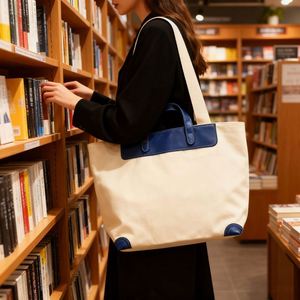 Sac fourre-tout promotionnel personnalisé en toile de coton naturel durable pour femmes, idéal pour les boutiques – Sac fourre-tout en tissu de coton de haute qualité - Product Image 2