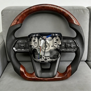 Volant en bois de pêche adapté aux <span class=keywords><strong>Toyota</strong></span> 4Runner, Mark <span class=keywords><strong>Chr</strong></span> Series, Hilux Vigo, Hiace, Prius, Celica, Rav 4, Innova, Crown, Vitz, Lc100 - Product Image 4