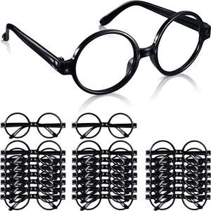 Groothandel Plastic Tovenaarsbril Ronde Zwarte Bril Frame Foto Rekwisieten School <span class=keywords><strong>Geek</strong></span> Party Cosplay Kostuum Accessoires - Product Image 2
