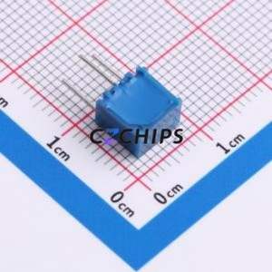 3362S-1-501LF Adjustable <b>Resistor</b> / Potentiometer <b>Through</b> <b>hole</b> Component (THT)-3P,7x6.8mm <b>Resistor</b> 500Ohm 10% 500mW 250ppm/ - Product Image 2