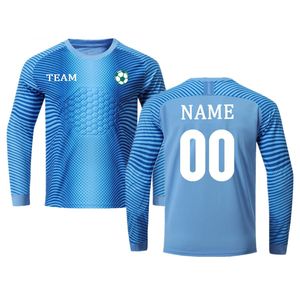 Custom Goalie Jersey Voor Kinderen Jeugd Volwassenen Gepersonaliseerde Keeper Uniform Gewatteerde Keeper Trui Voor Mannen Vrouwen Met Naam Logo - Product Image 4