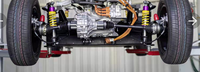 Kit de conversion de voiture Fiat 500 du carburant en contrôleur de moteur électrique 10KW 96V AC batterie au lithium 10KWH vitesse 80-100 km/h