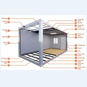 Casa Contenedor Modular Prefabricada, Unidad de Vivienda Rectangular, Grosor Estándar, Diseño Minimalista para Uso Residencial - Product Image 4