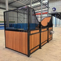 Porte de box pour chevaux personnalisée 2026, très demandée, en acier galvanisé à chaud et thermolaqué, pour utilisation dans les installations équestres